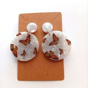 Fashion Jewelry Butterfly Dangle Earrings